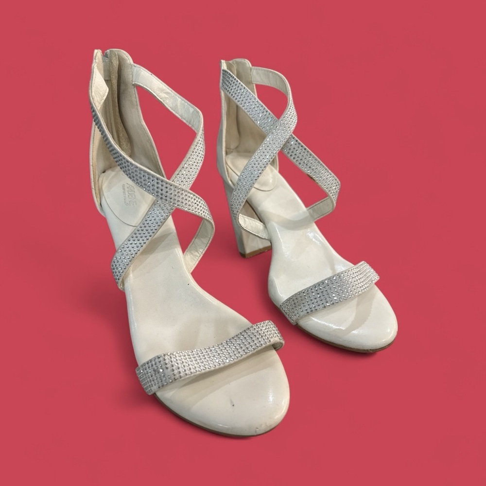 Ardene White Strappy Heels